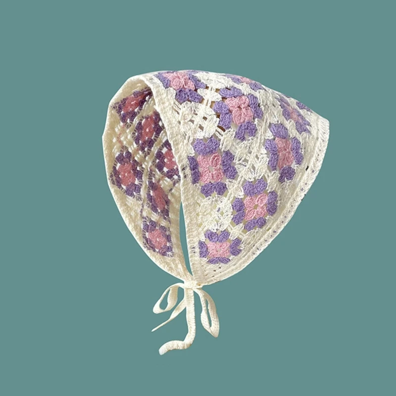 Рисунок 2 - Популярные вязаные крючком банданы для девочек