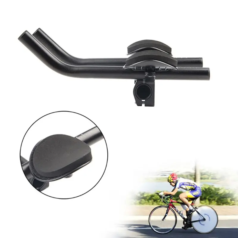 Bicycle Aluminum Alloy Rest TT Handlebar Relax Handle Bar Extension for MTB Mountain Road Bike Long Distance Riding Cycling