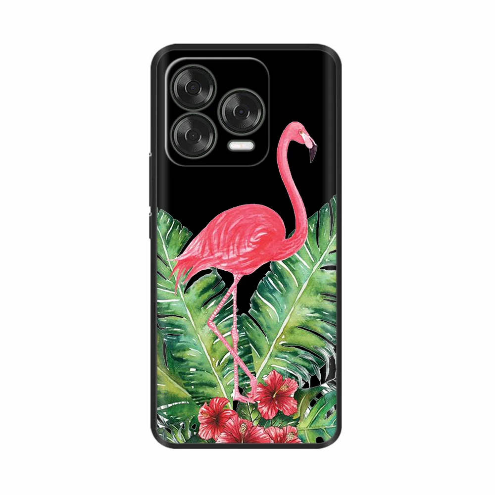 Luxury Black Silicone Back Cover - Elegant Design Case