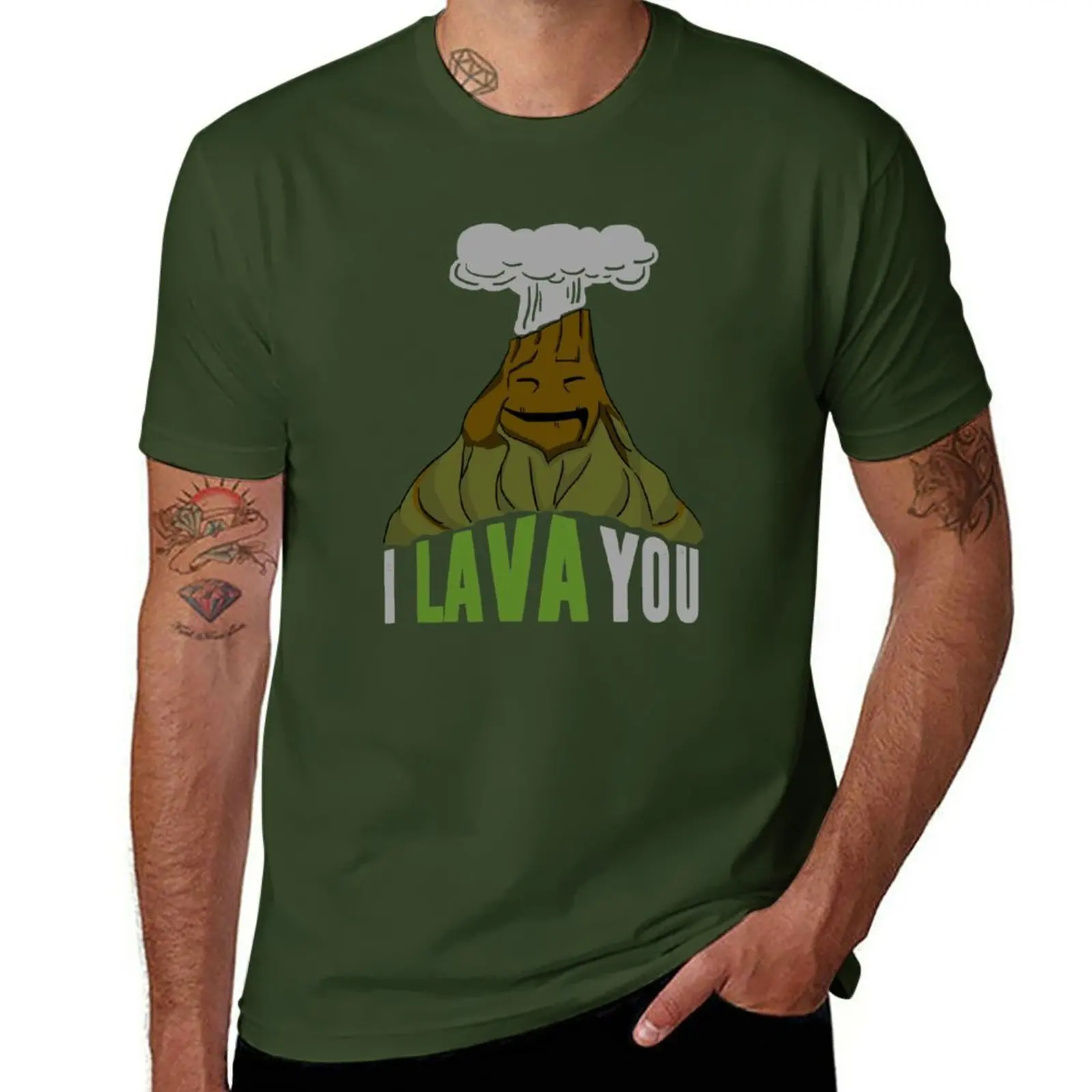 

I Lava You T-Shirt aesthetic clothes summer top mens plain t shirts