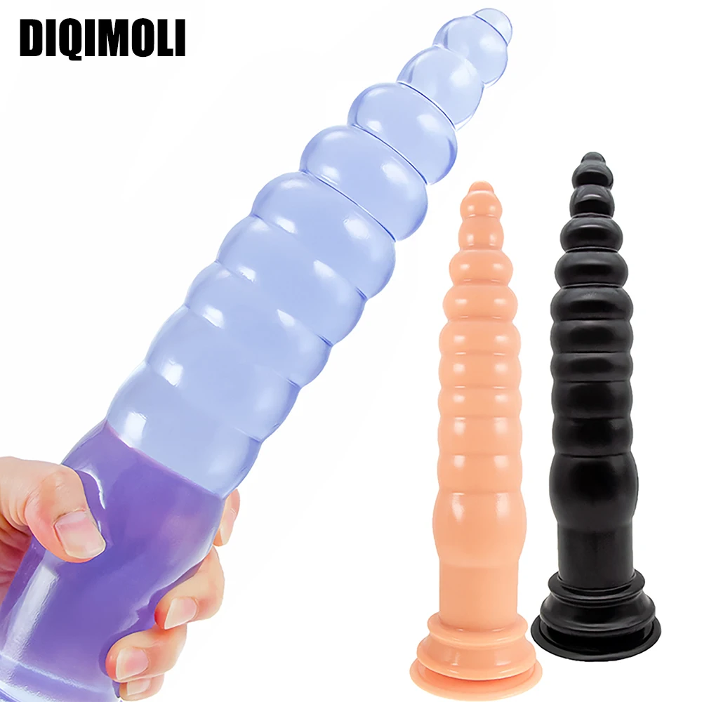 Plug Oversized Anal Dildo with Suction Cup Big Butt Plug Soft  Stimulate Anus  Long Anal Dilator Sex_voghion.com