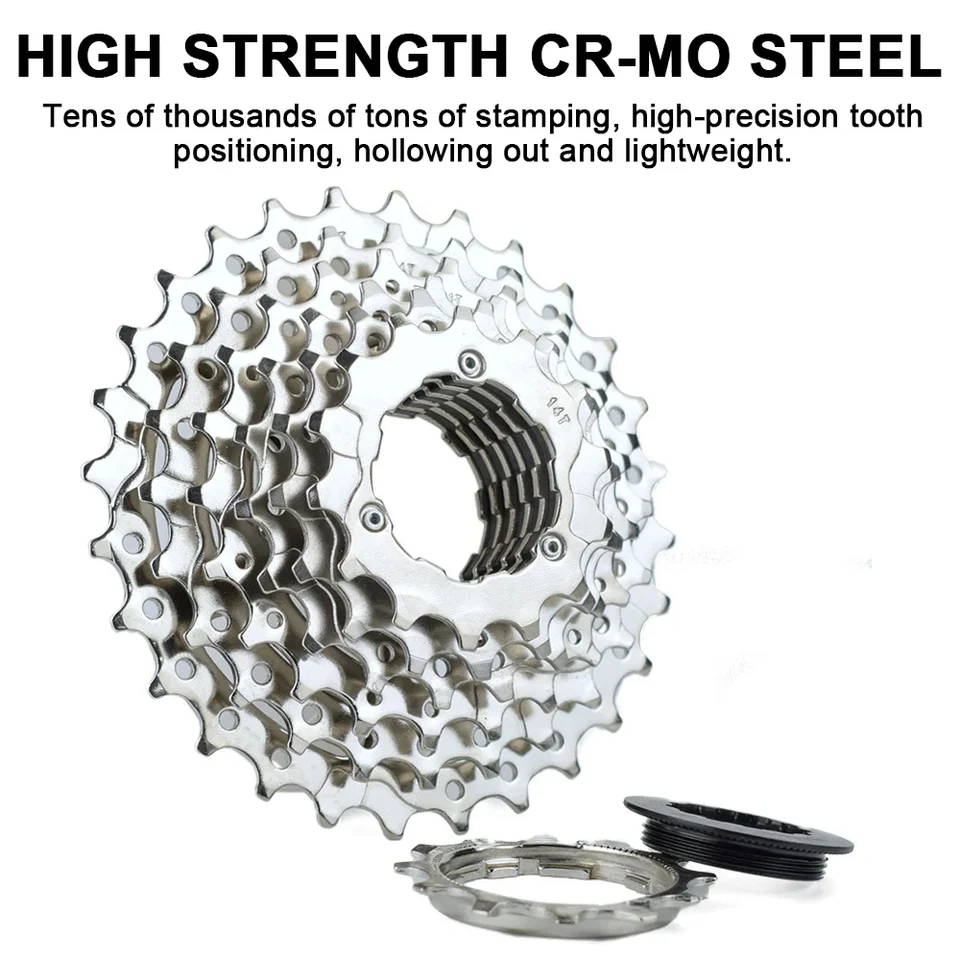 11-28T Cassette Roue Libre 7 Vitesse Volants D'Inertie Montagne Antirouille