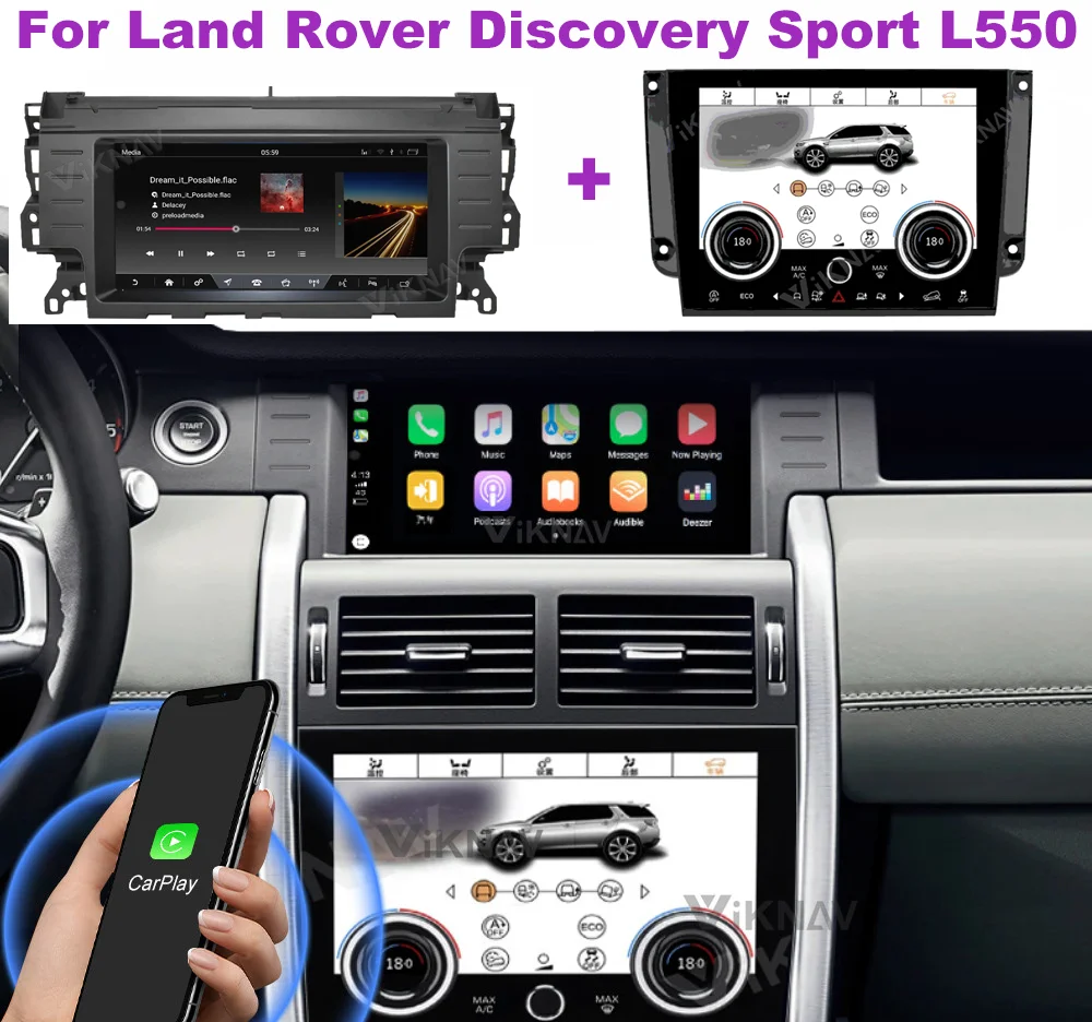 

For Land Rover discovery sport L550 car radio AC screen 2015-2019 AC Panel Android Car stereo touch screen Control Climate Board