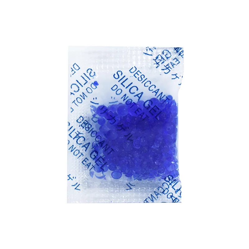 1g/5g 10/20/50/100 bags Blue Silica Discoloration Gel Sachet Desiccant Damp Kitchen Moisture Dehumidifier Absorber Bag Reusable 2