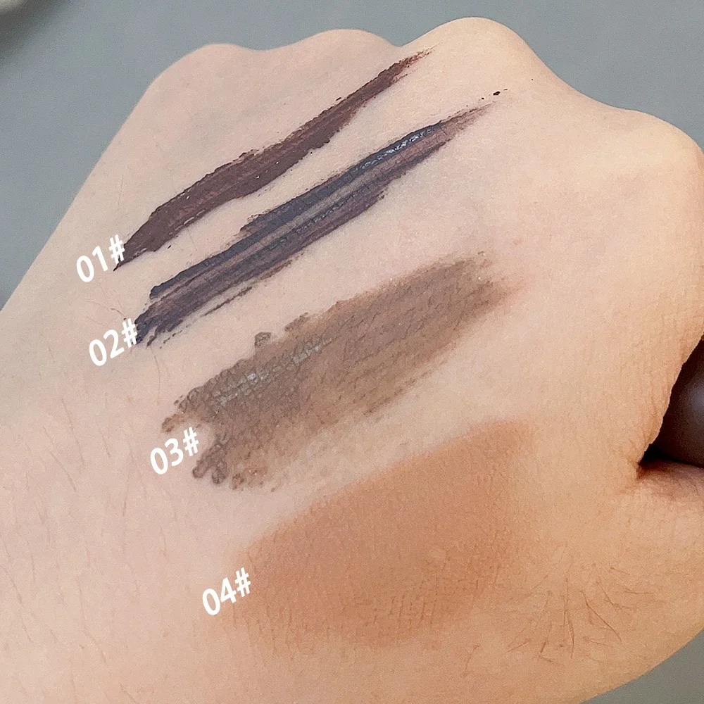 Waterproof Natural Liquid Dyeing Eyebrow Cream Long Lasting Black Brown Tint Eyebrow Beauty Mascara Eyebrows Makeup Cosmetics 6