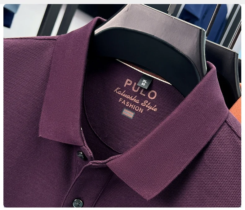 100% pure cotton short sleeve polo shirt men summer simple Korean fashion striped high-end designer brand casual golf T-shirt 32 S28a32e857cae44e1982efa18a3355074Z