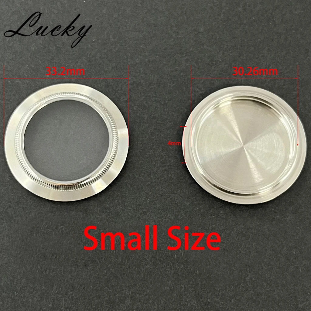 Premium Steel Case Back Cover for Watch Modification - Retro Style 36mm/39mm