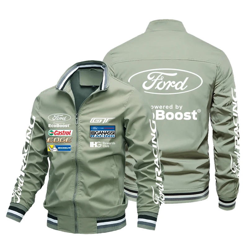 Best-Selling Ford Motorcycle Racing Jacket Men's Blazer Men's casual plus Size RacingJacket -