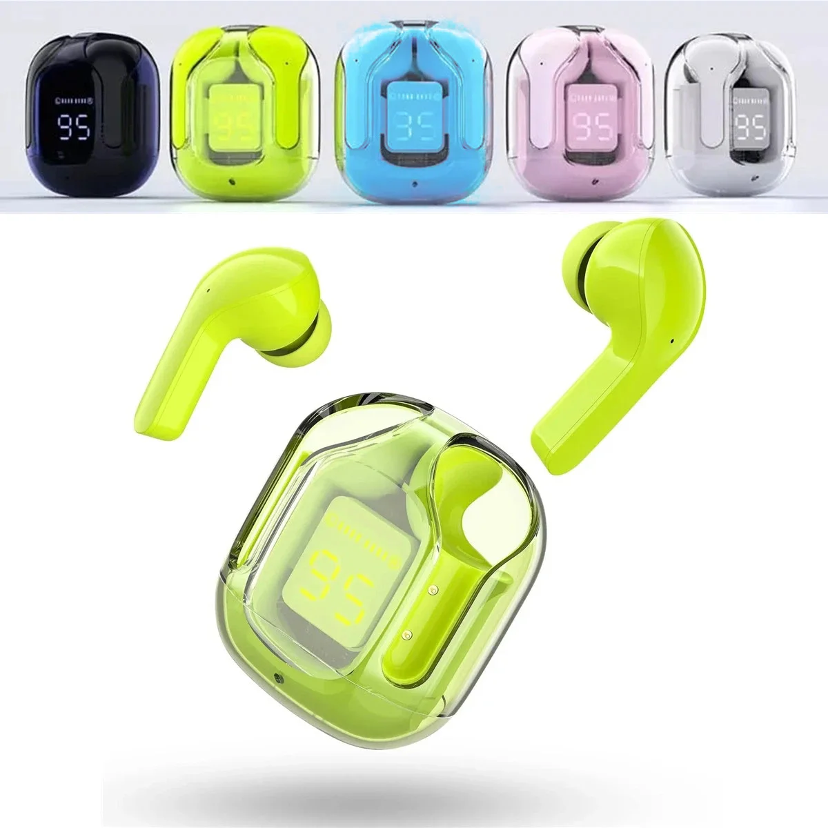 

BT30 Wireless Bluetooth 5.0 Bluetooth Headset Sports Headphone with Earbuds HiFi Stereo Digital Display Charging Noise Canceling