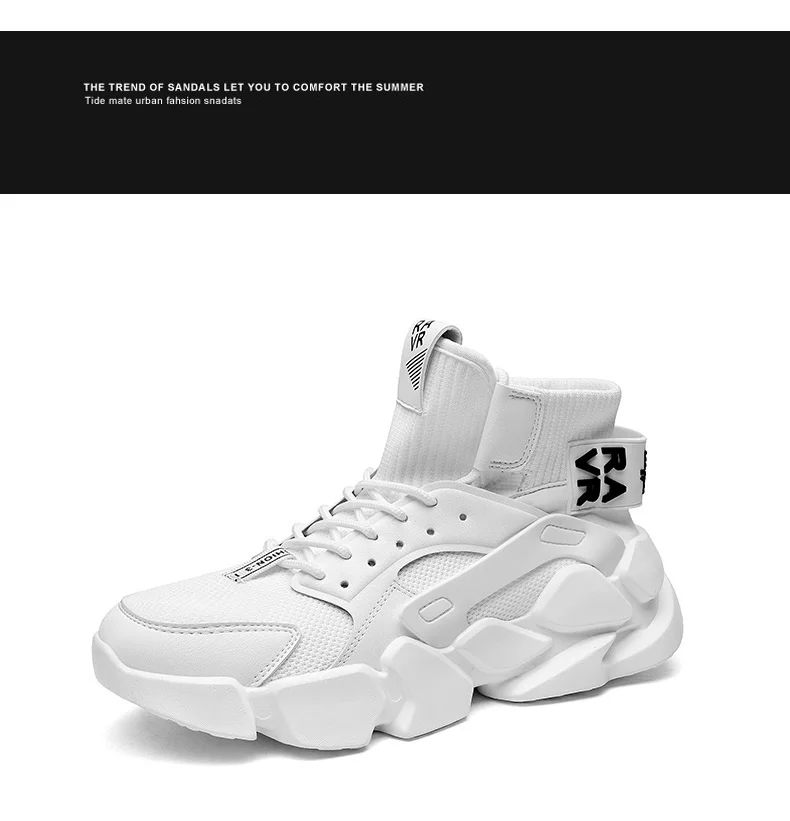 2024 herbst Neue High-top Beige herren Sneakers Chunky Männer Heighten Mode Casual Plus Größe Zapatillas Dämpfung Tennis_voghion.com