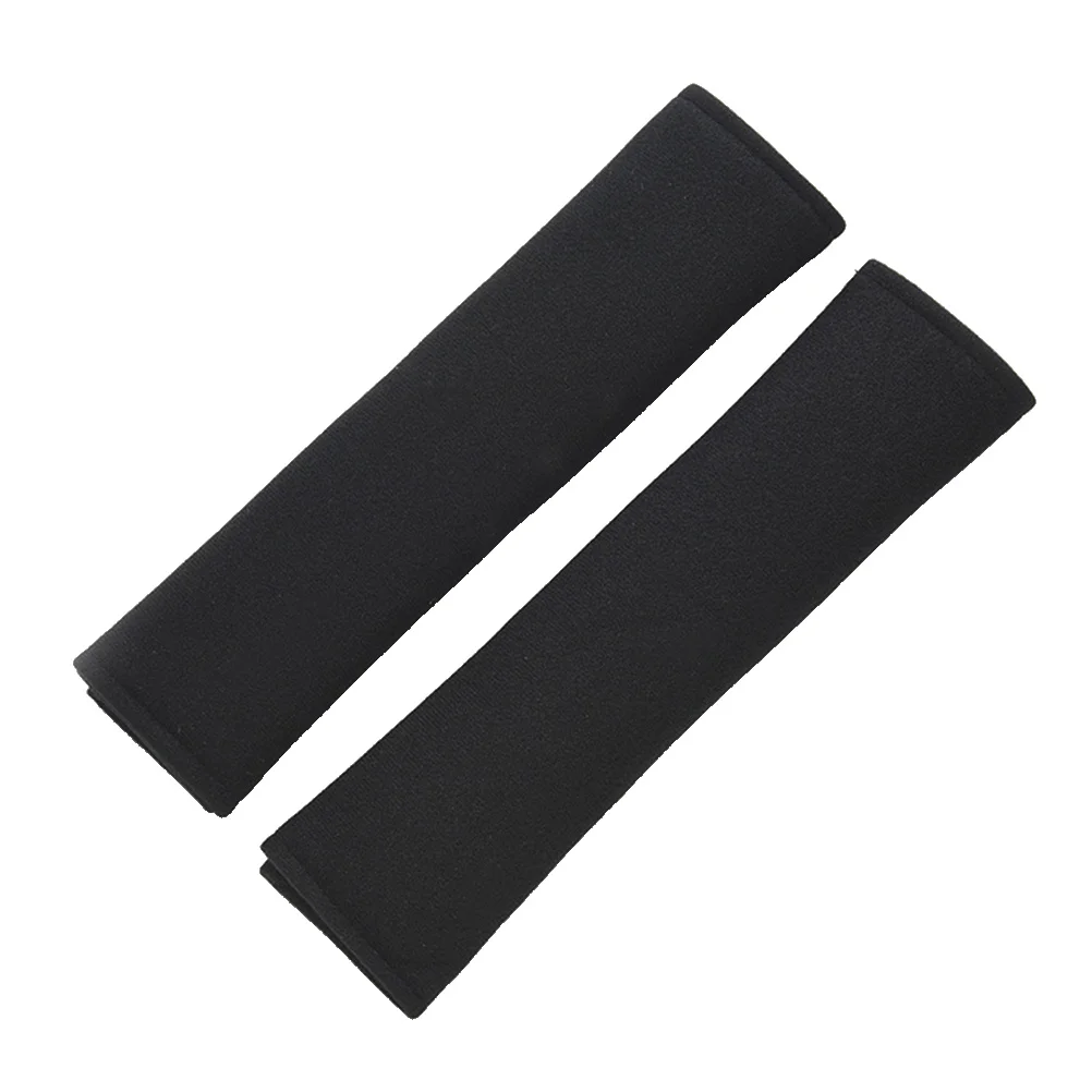 

4 Pairs Car Shoulder Protector Seat Belt Cover Padded Portable Seat Belt Shoulder (Black)