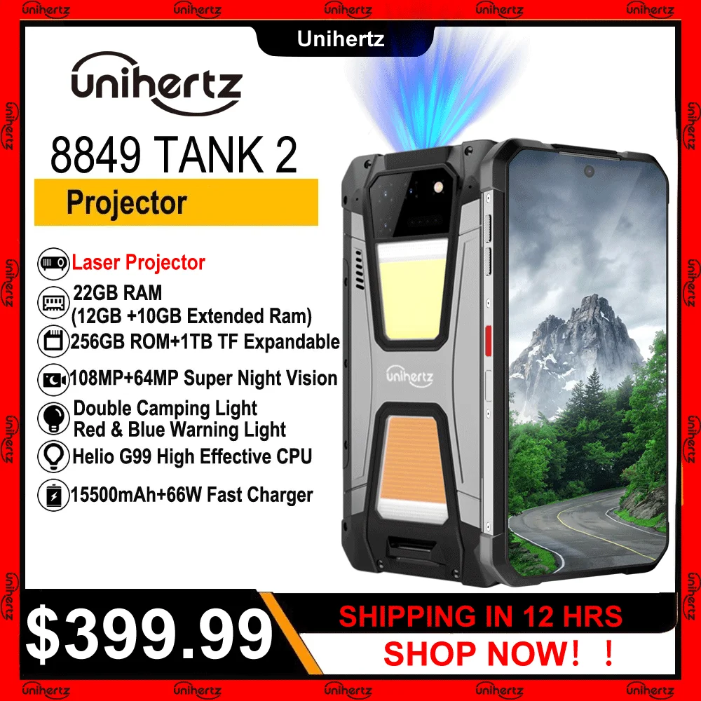 Unihertz proyector 8849 Tank 2 Dispositivo De Proyecci n De Hasta 22GB unihertz-proyector-8849-tank-2-dispositivo-de-proyecci-n-de-hasta-22gb