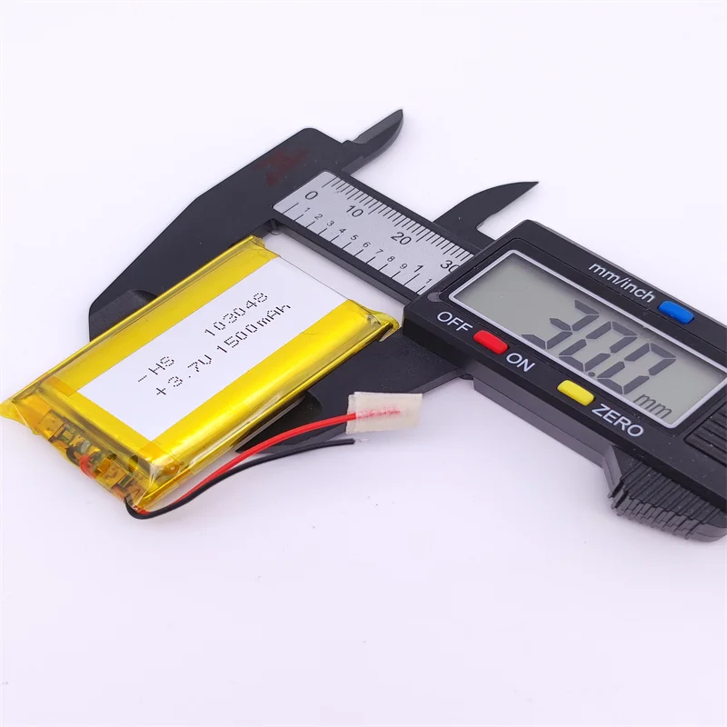 1500mAh 3.7V Lithium Polymer Rechargeable Battery