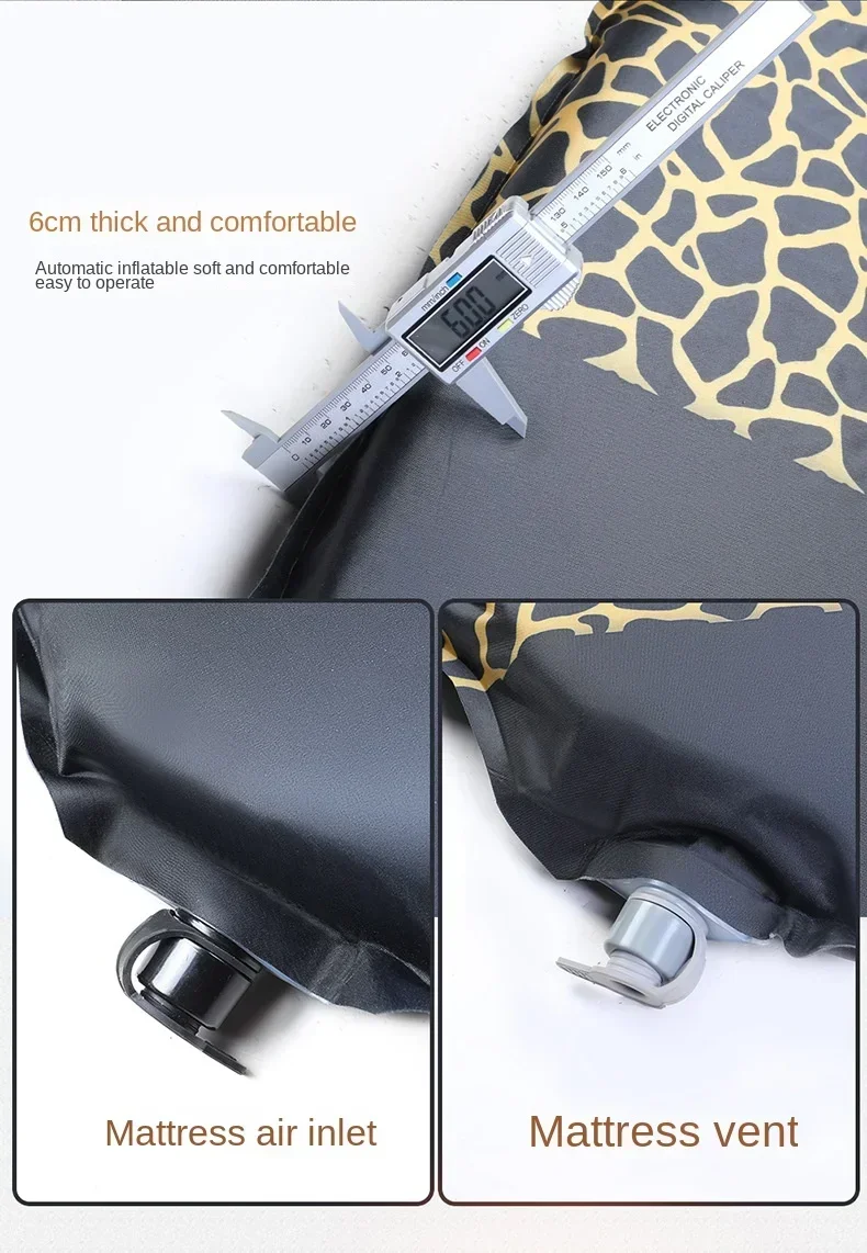 Inflatable Air Mattress For Tesla M od el 3 Mo de l Y Portable Outdoor Camping Inflatable Travel Bed Air Pump 2 Pillows