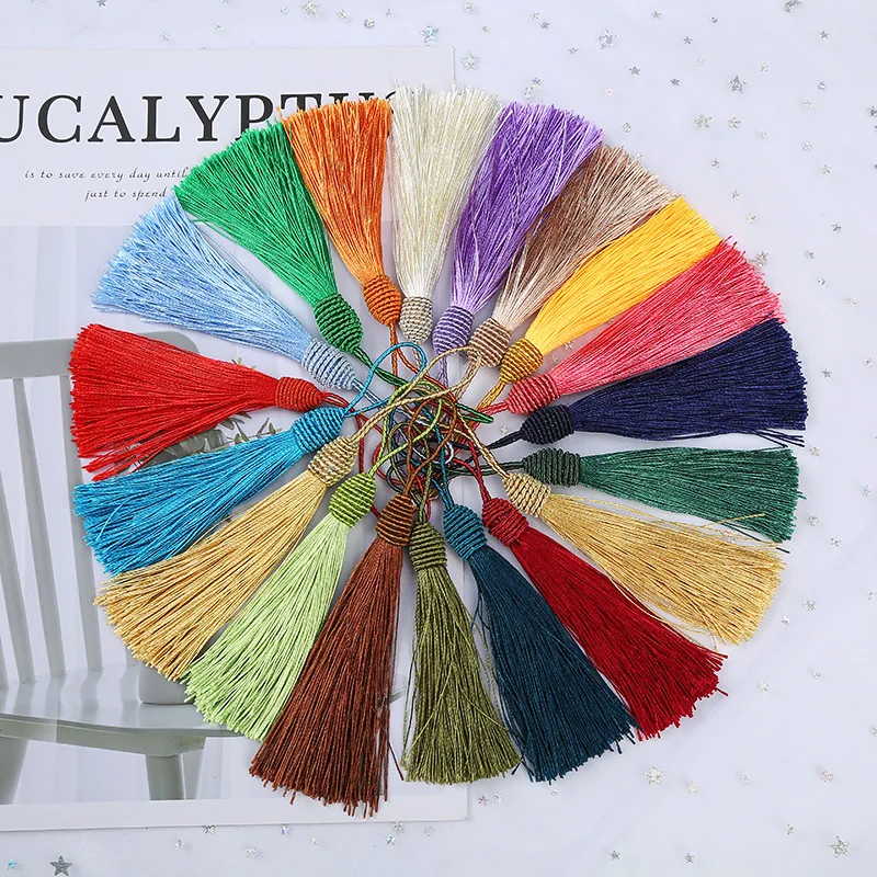 1pc Cotton Silk Tassel Fringe Brush Hanging Rope Diy Tassels