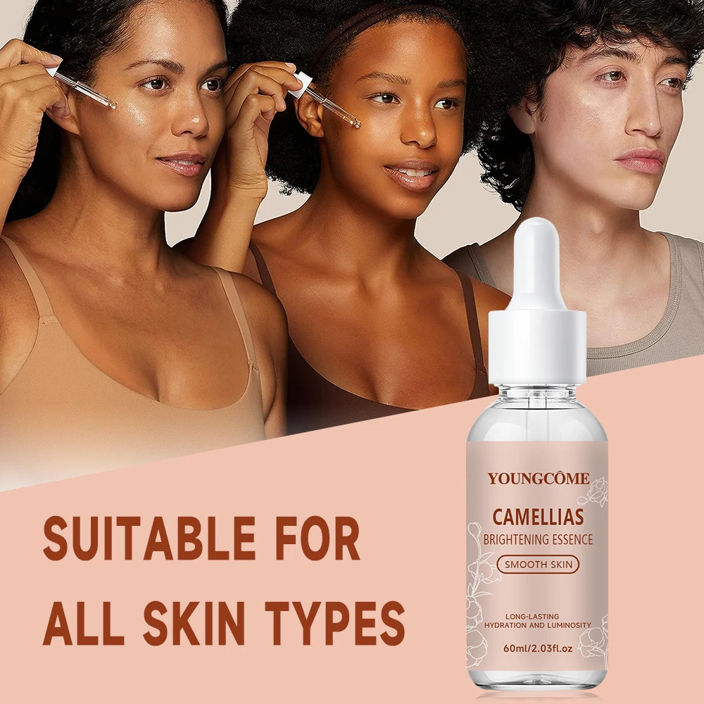 Camellias brightening essence Skin Brighten Skin Moisturizing Soothing Oil Control Face Serum Korea skin care products 2025 New 6