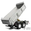 LESU 1/14 RC Hydraulic Full Trailer 2 Axles Kits Lifting Legs Metal with LED Lights for Remote Control DIY Tractor Truck TH23105 5