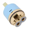 Fit For Most Sink Faucets Lever Tap Mixer Tap Cartridge Bathroom Kitchen 35/40mm Ceramic Disc Durable Parts Repair 2