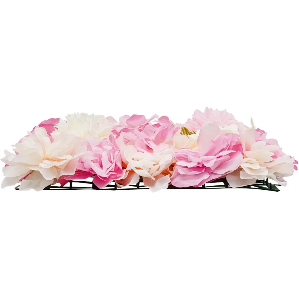 6PCS 3D Decorative Artificial Flower Wall Panels