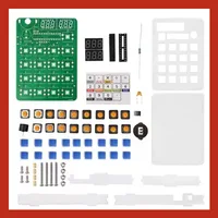 Kit de Production de calculatrice électronique, bricolage, affichage numérique à Tube LED avec coque, micro-ordinateur à puce unique, pratique de soudage 6
