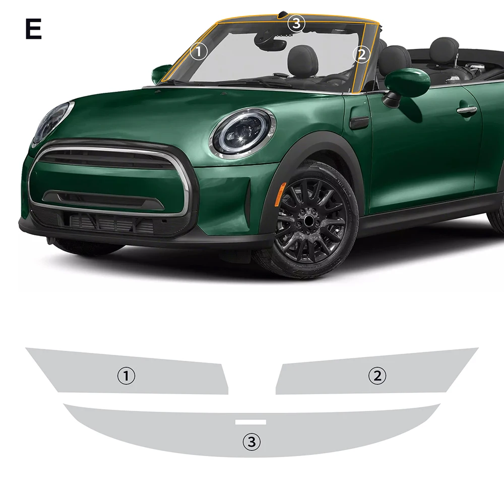 brotect Protection Ecran pour Mini Cooper F56 LCI II (2 Pièces) - Film