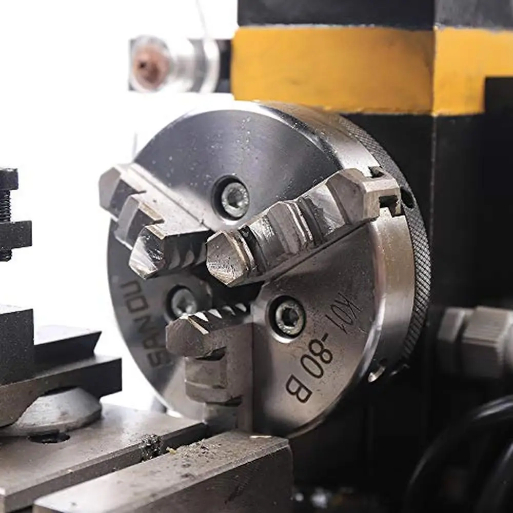 3 in 1 Micro Multi-Function Woodworking Lathe Drilling & Milling Machine 360° Rotatable Head Precision Performance Dovetail Rail 5