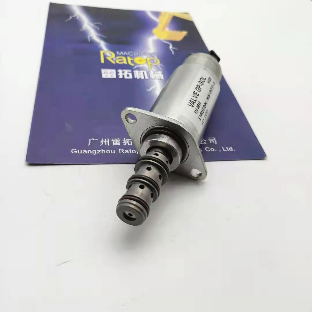 고품질 유압 펌프 솔레노이드 밸브, E330B, E330C, CA1140616, 1140616, 114-0616
