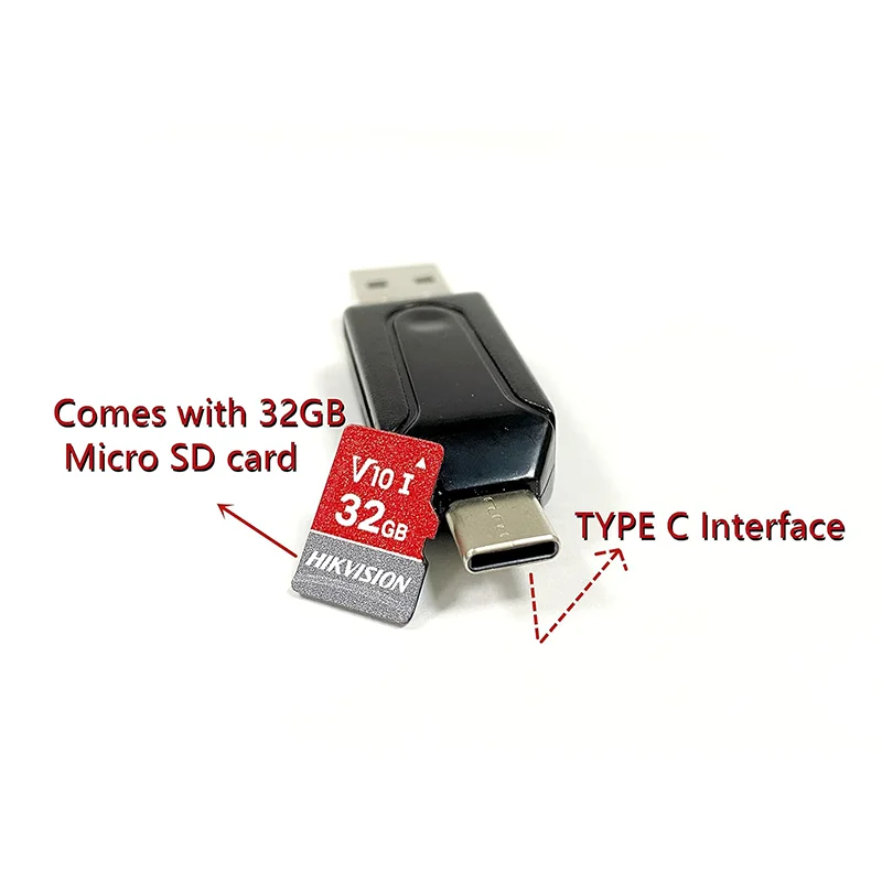 AURSINC NanoVNA USB C & USB 3.0 OTG Card Reader and 2-in-1 Memory Card Reader with Dual Connectors Compatible with NanoVNA H Ant