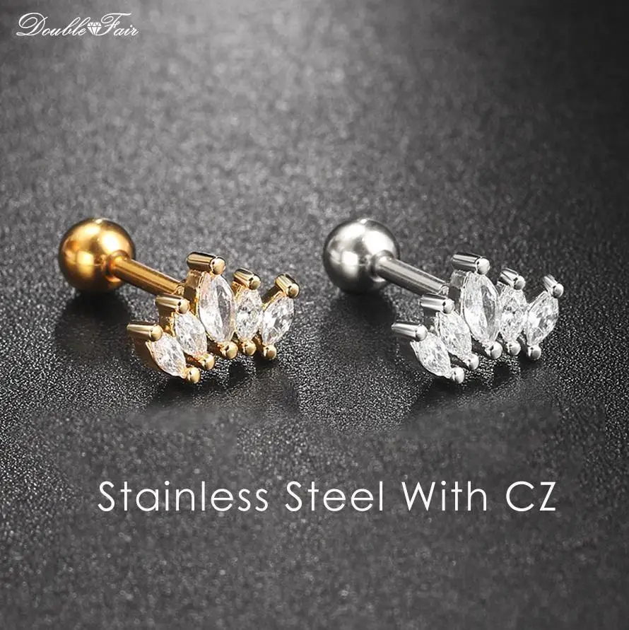 Set Di Orecchini Daith In Acciaio Inox - Anelli Con Cerniera Per Piercing Setto, Narice, Cartilagine E Elica - Foto 4