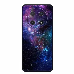 Huawei Nova Fashion Flowers Black Silicone Soft Phone Case - Stylish Back Cover Capa for Huawei Nova 14i (B06.CH.248)