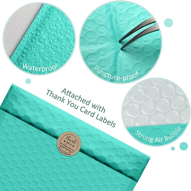 Рисунок 5 - зеленые конверты из пузырчатой пленки