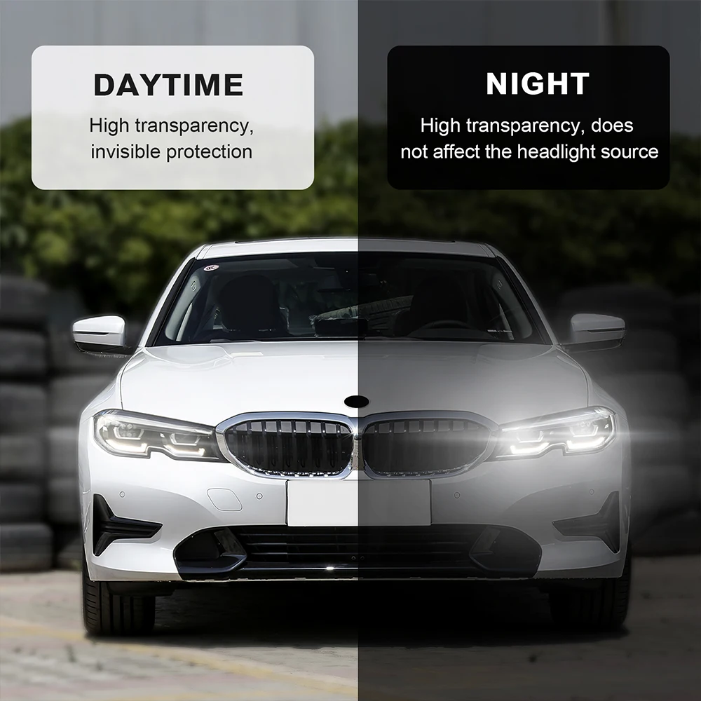 PPF TPU Pre-cut Car Headlight Paint Protection Film Car Wrap Film Accessories Side Mirror Back Film 8.5mil For BMW 3 Series Base G20