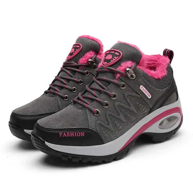Brand Luxury Womens Sneakers Casual Breathable Tennis Shoes Women Fashion Lace Up Platform Trainers Women's Hiking Shoes