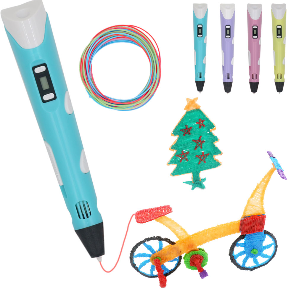 3D Printing Pen for Kids 3D Pen with LCD Display Compatible with PLA/ABS Filament Children's Christmas Birthday Ideas DIY Gift