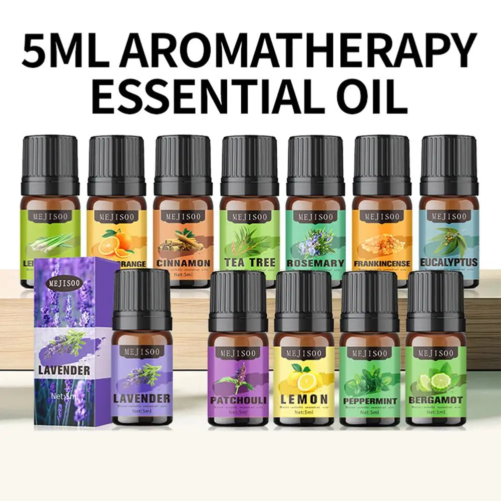 Aromatic Bliss: 12 Scented Essential Oils Collection for Home Ambiance & Relaxation