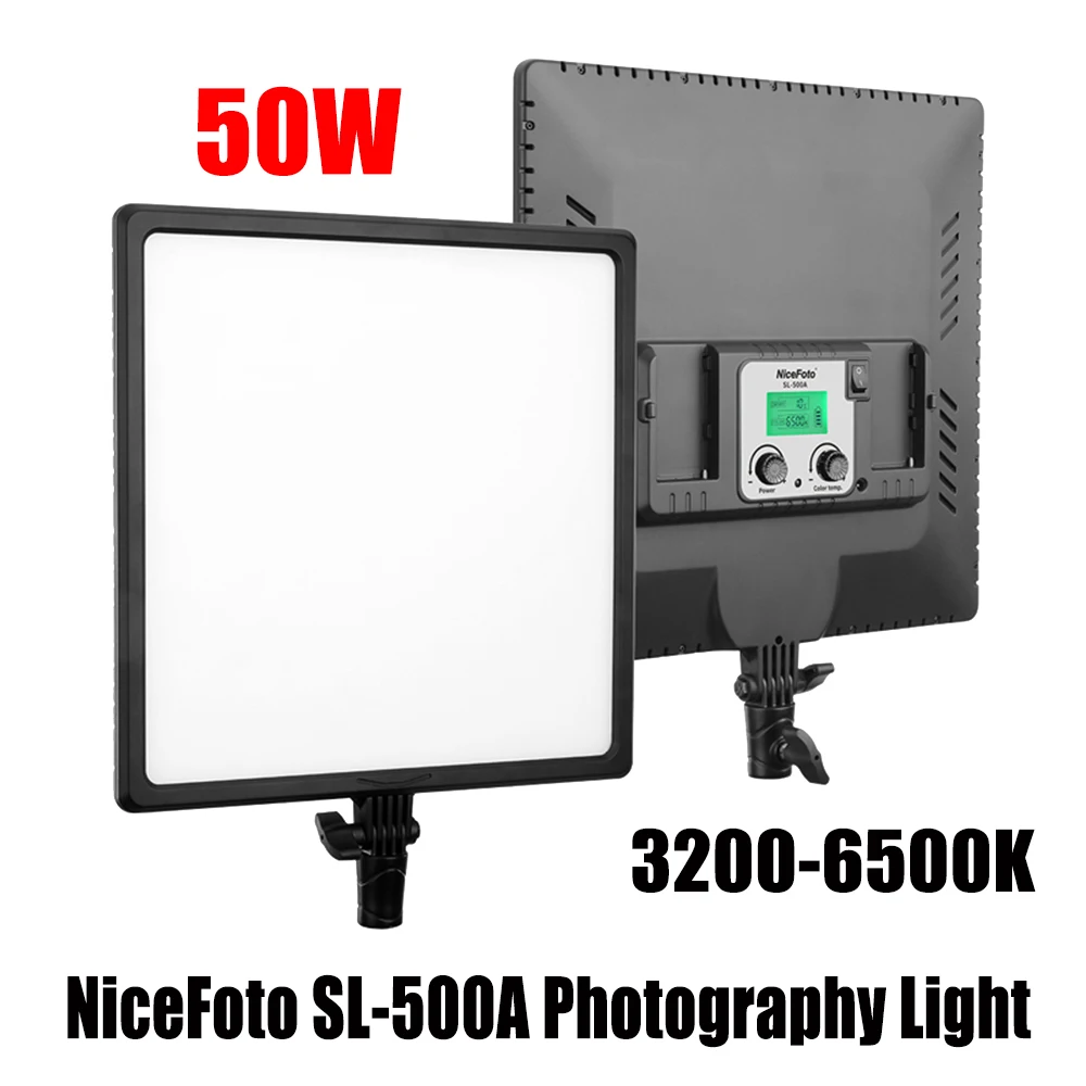 

Nicefoto TC-168 RGB LED Video light 2800K-9900K Portable Fill Light with Special effects for Phone Camera Shooting Studio