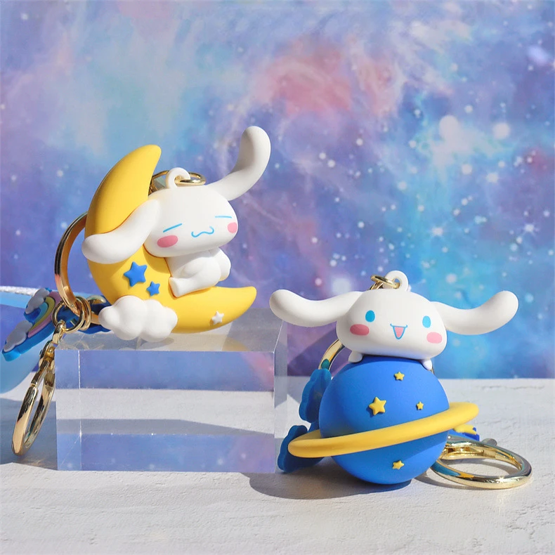 Description Picture 4 of itemMINISO Sanrio Cinnamoroll Key Buckle  Party Favors for Kids Birthday School Bag Pendant, Delicate Girl Bag Pendant gifts