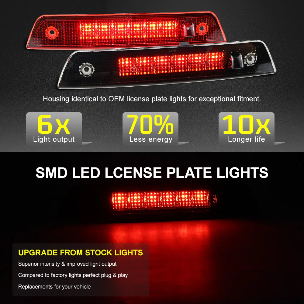 05-10 LED Third 3rd High Tail Brake Light Lamp Red Lens 55157397ab For Jeep  Grand Cherokee OEM:55156389AC,55156389AF,55157397AA - AliExpress