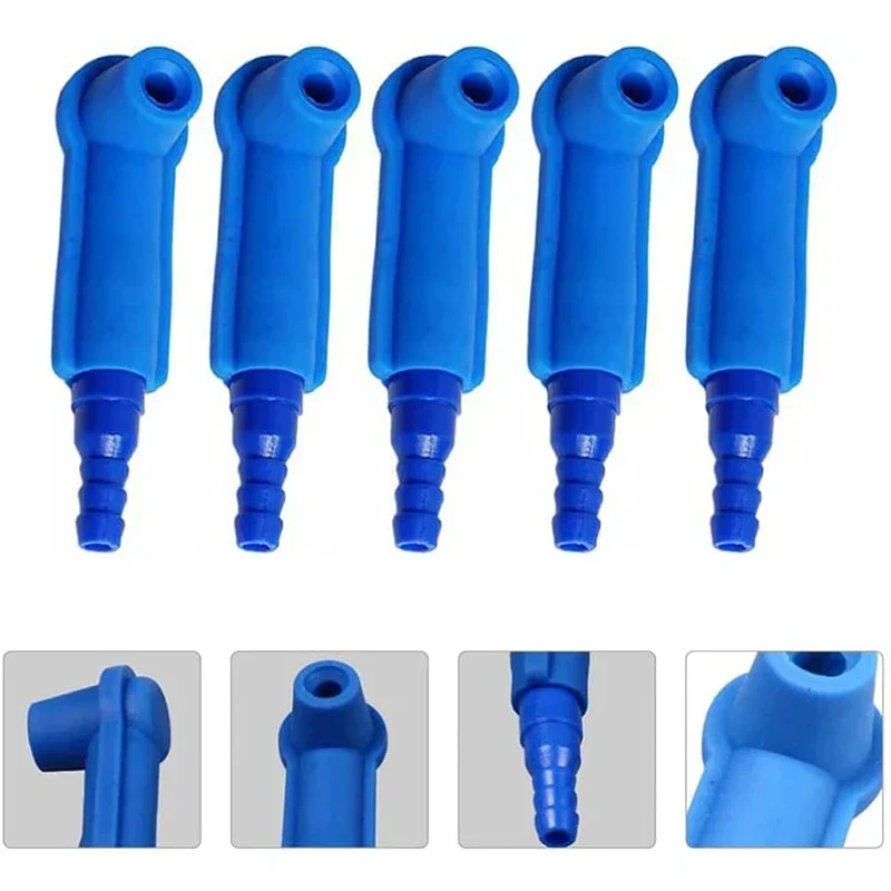 Car Brake Oil Exchange Tool Car Brake Oil Pump Connector 5PCS Car Brake System Fluid Connector Kit
