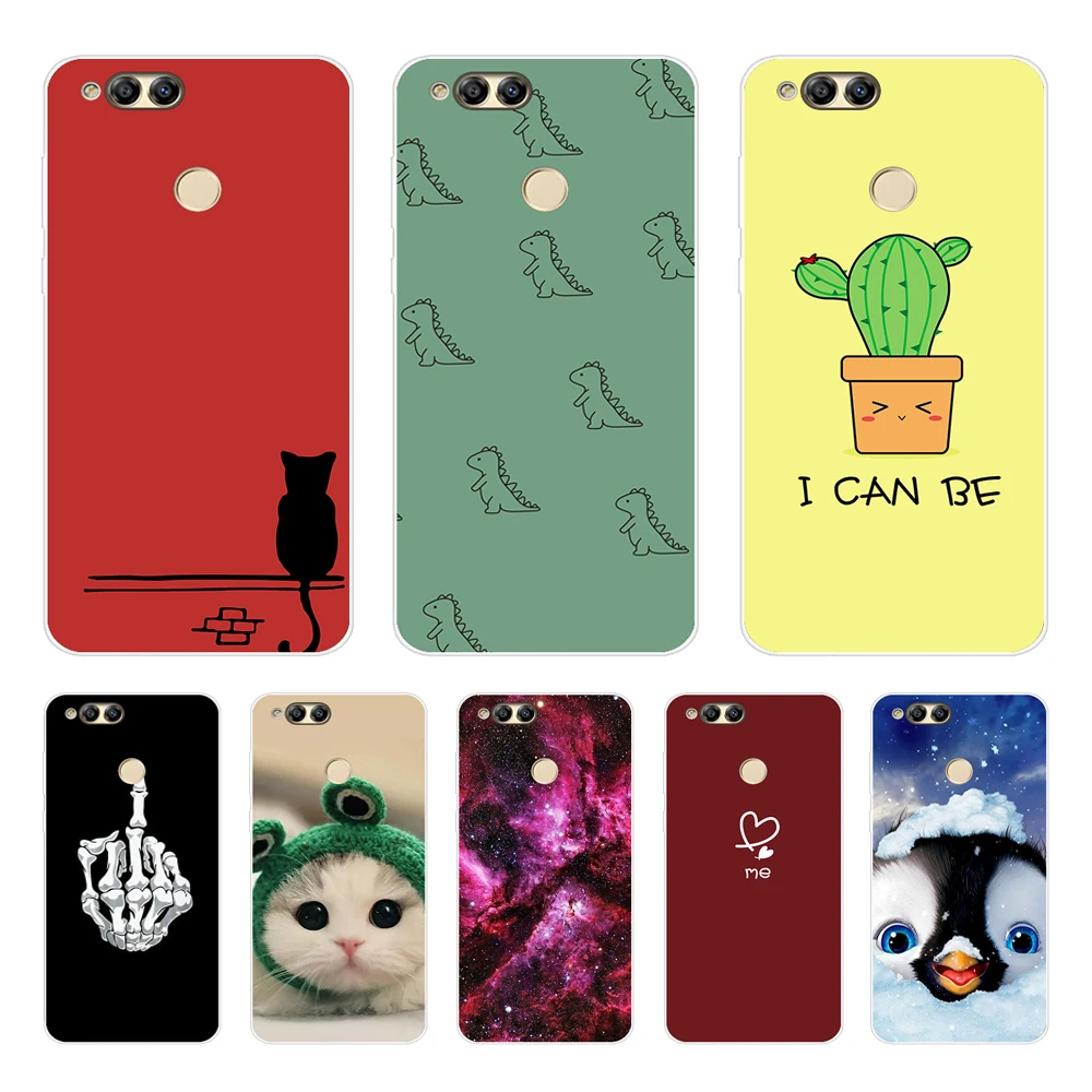 Per Honor 7X Custodia Opaca Custodia Honor 7X 7 X Custodia Morbida In Silicone Tpu Per Huawei Honor 7X Custodia Protettiva Per Telefono Honor 7X Coque