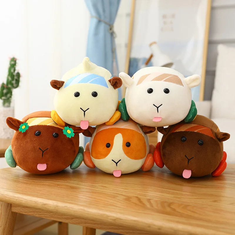 

1 pcs New Anime Pui Pui Molcar Guinea Pig Cute Plush Animal Keychain Gift Schoolbag Pendant Fashion Keyring Toy Birthday