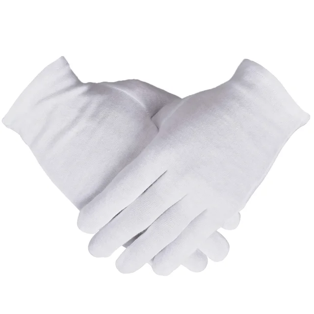 12 Pairs Katoenen Handschoenen Voor Droge Handen Hydraterende Eczeem Werk Handschoenen Rekbaar Doek Handschoenen - AliExpress