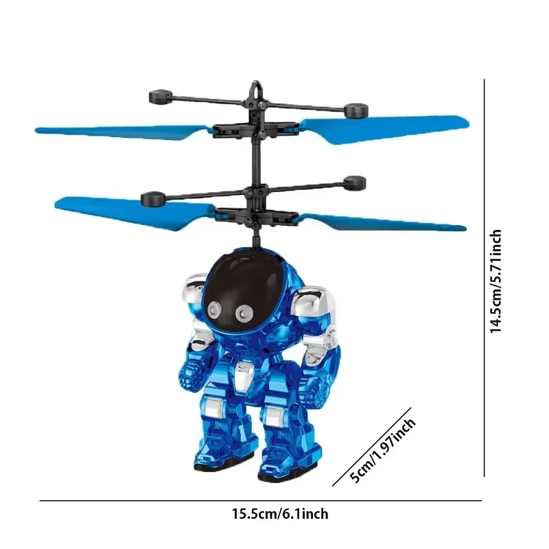 Induction Flying Robot Toy for Kids Educational Fun