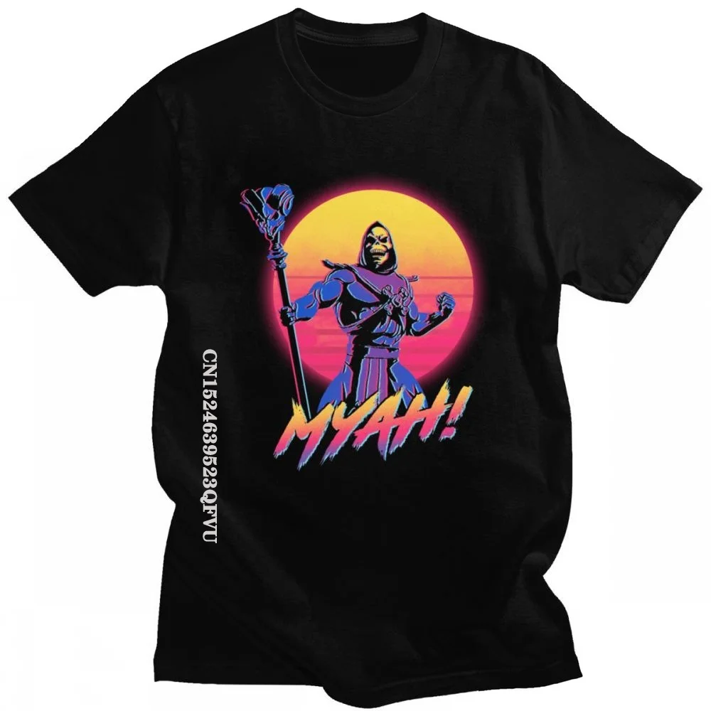 

Fisto He-Man Masters Of The Universe Tshirts Men Skeletour 83 Streetwear Mend Cotton T Shirt Skeletor 80s She-Ra Beast Tee Tops