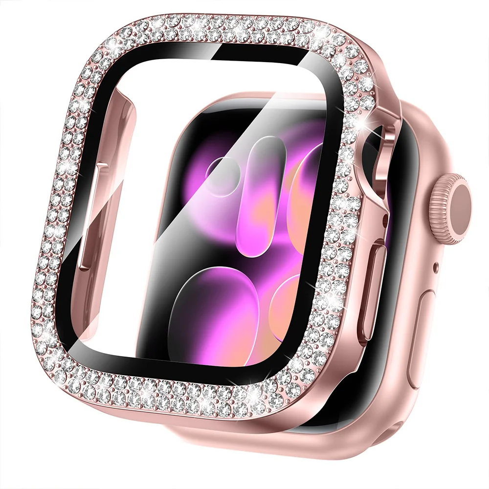 LuxGuard Diamond Case with Tempered Glass and Bumper Screen Protector