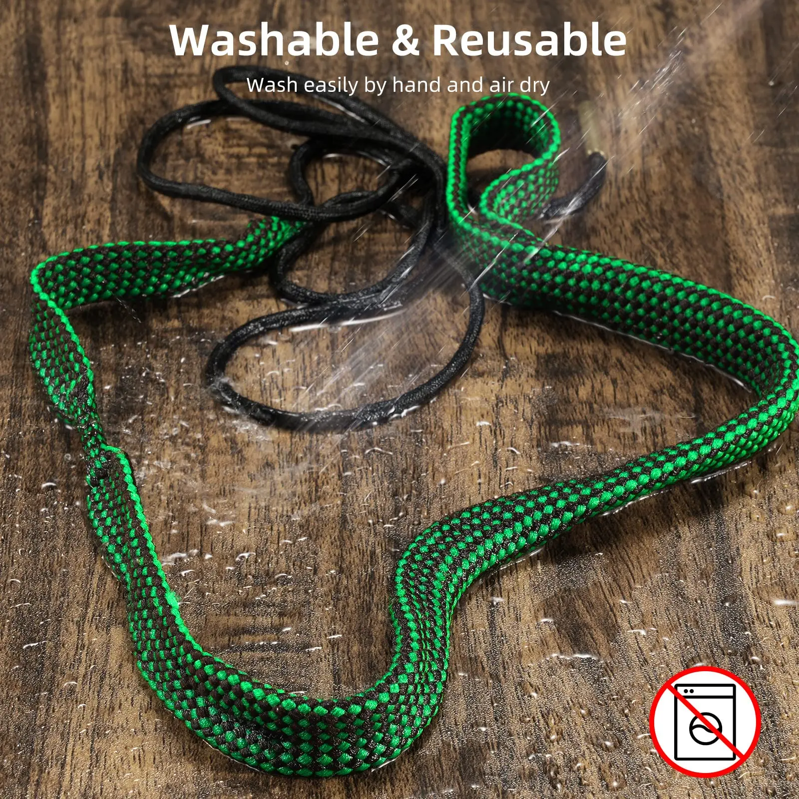 CVLIFE Bore Cleaner, Gun Cleaner for .223 5.56mm Cal and Others More Calibers, Reusable and Com