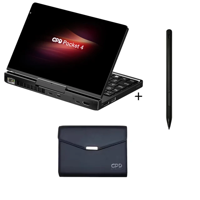 Mini PC Portable GPD Pocket 4 - Écran 8.8" Rotatif, Ryzen AI 9 HX 370, 32 Go RAM, 2 To SSD - 14