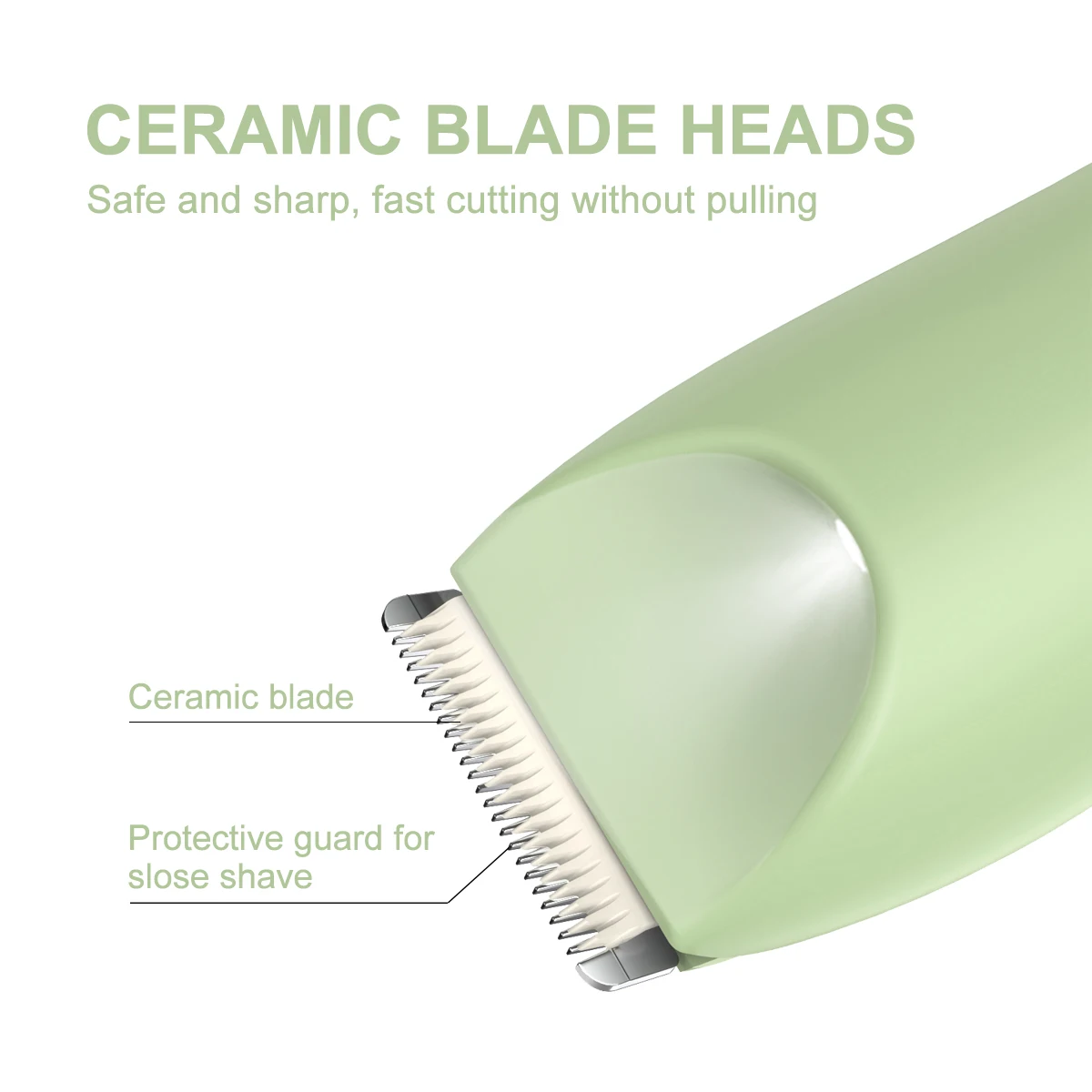 ماكينة تشذيب الشعر المطاطية للفخذ والجسم للرجال وا...