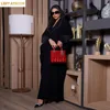 109217-188f5d.jpg Abaya Kimono Ouvert Noir Dubaï 2025 avec Diamants, Robe Caftan Islamique pour Femme Musulmane, Caftan Marocain, Robe Femme Musulmane, Jalabiya, Kebaya
