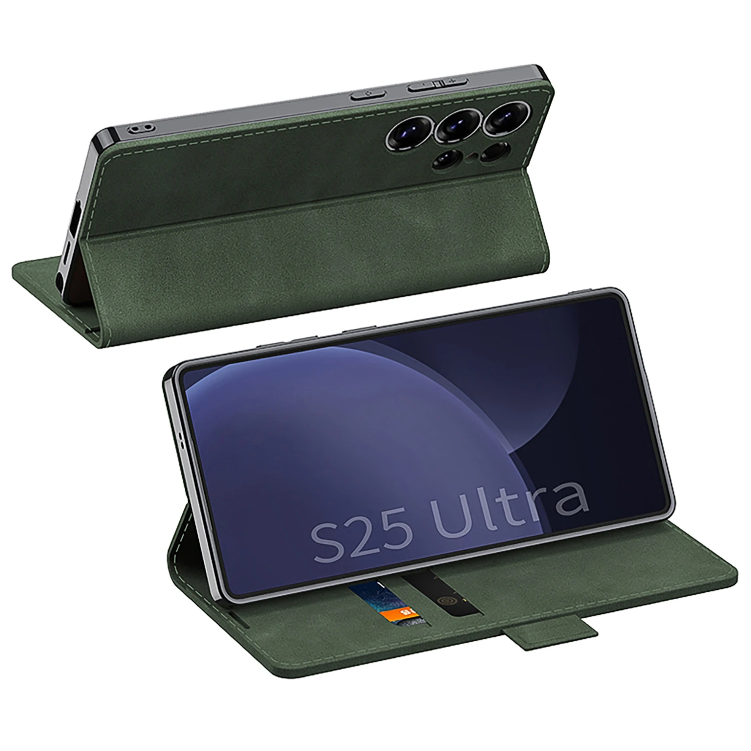 Leather Magnetic Phone Case For Samsung Galaxy S25 Ultra